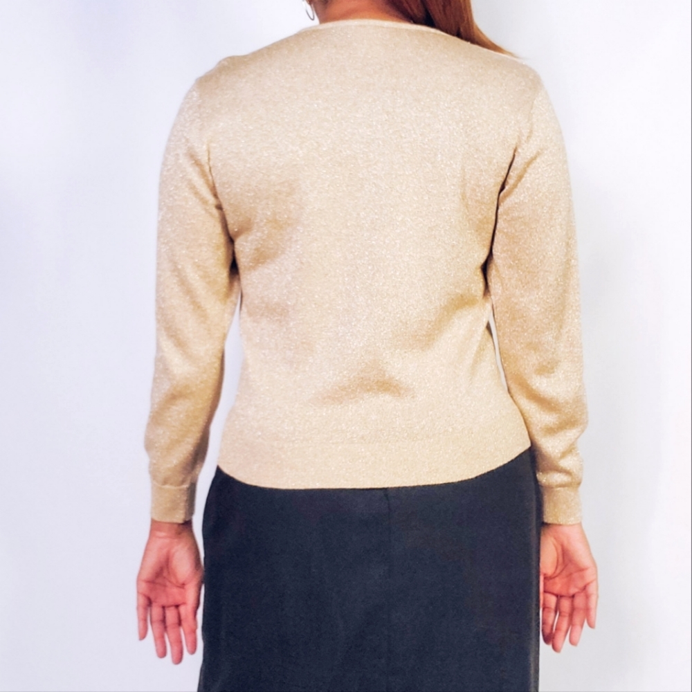 Talbots Metallic Sweater - Picture 3 of 7